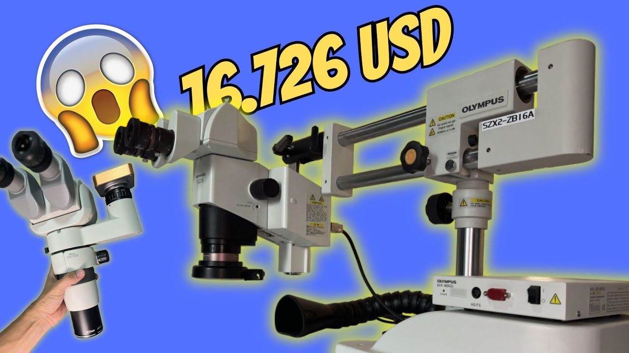 Microscopio Olympus SZX vs Nikon SMZ 😮 16.726 USD 😮