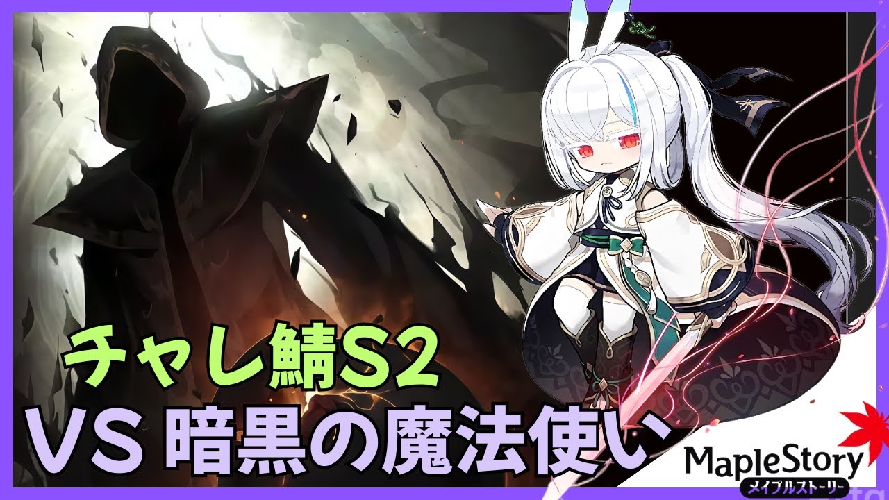 【メイプルストーリー】暗黒の魔法使い レン ソロ【チャレ鯖S2】