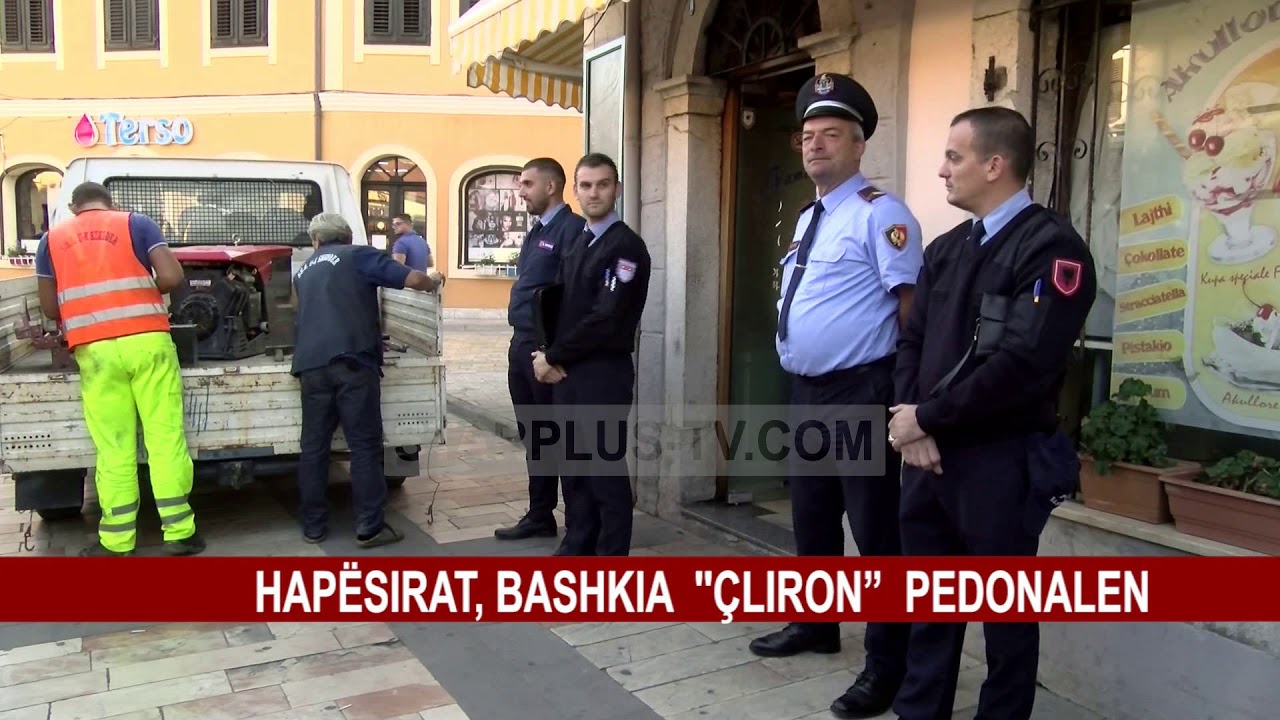 HAPËSIRAT, BASHKIA “ÇLIRON” PEDONALEN