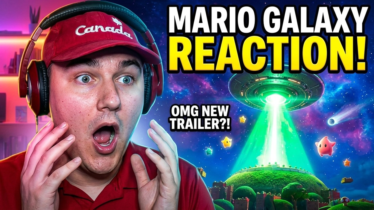 Sli React The Super Mario Galaxy Movie Trailer