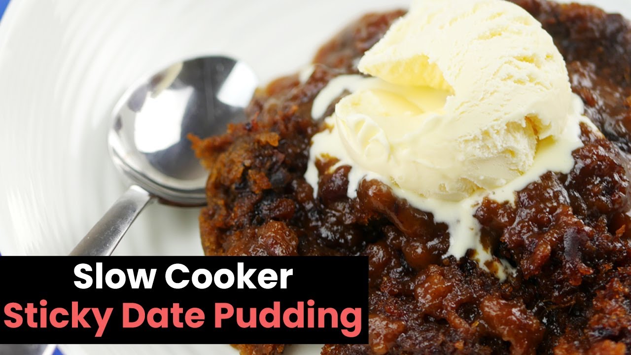 Slow Cooker Sticky Date Pudding