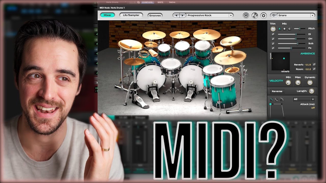 Write & Record FASTER With Midi Drum Grooves | Drum VSTs