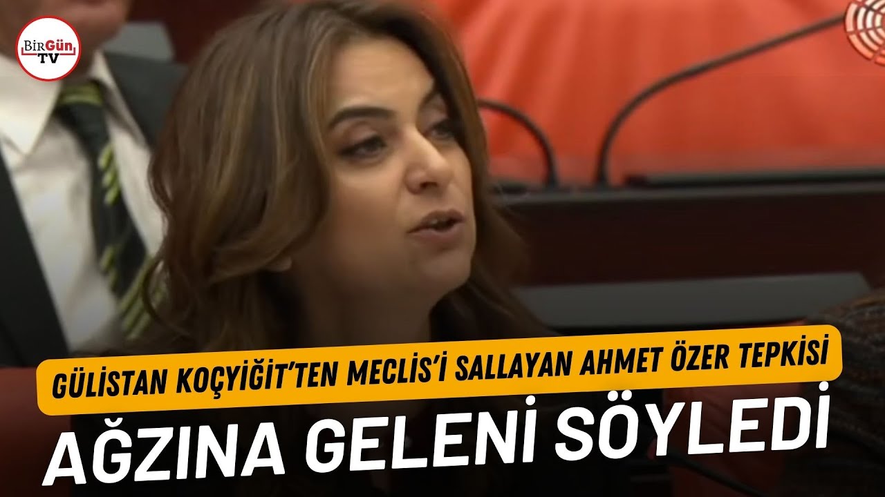 Gülistan Koçyiğit’ten Meclis’i sallayan Ahmet Özer tepkisi: Ağzına geleni söyledi