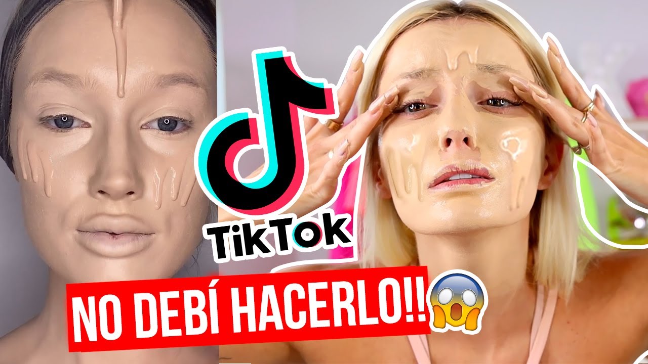 SEGU&Iacute; EL TUTORIAL DE MAQUILLAJE M&Aacute;S VIRAL DE TIKTOK Y ESTO PAS&Oacute;... | Katie Angel