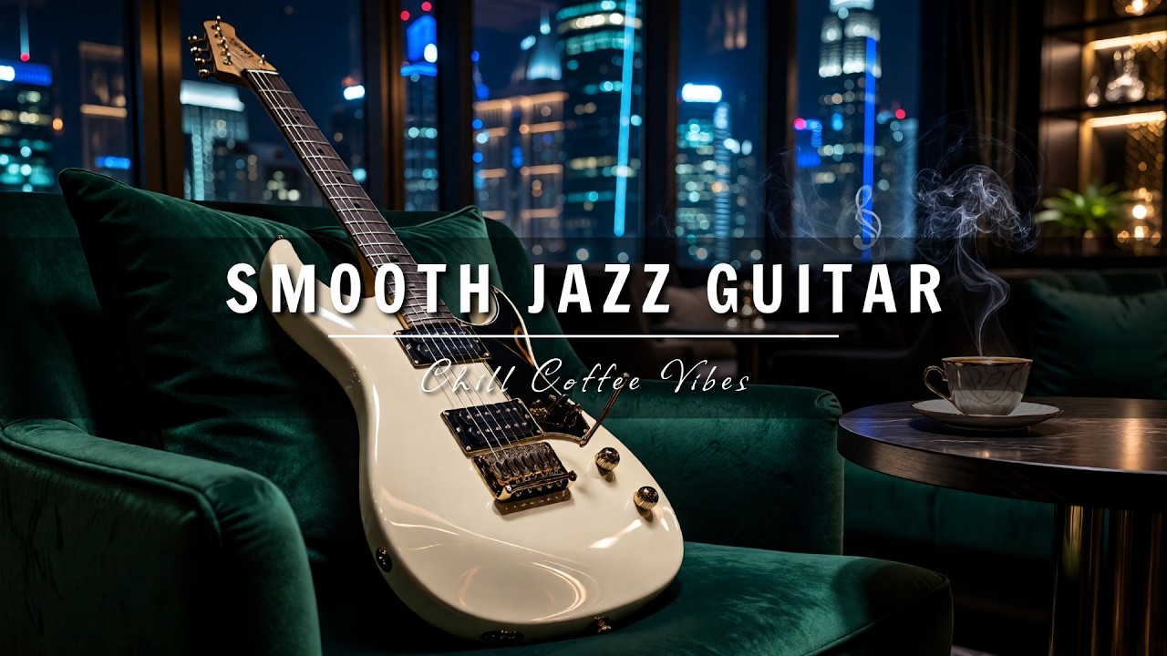 Smooth Jazz Guitar Music - Cool Cafe Vibes &bull; Relaxing Guitar Music for Cafe, Study & Work