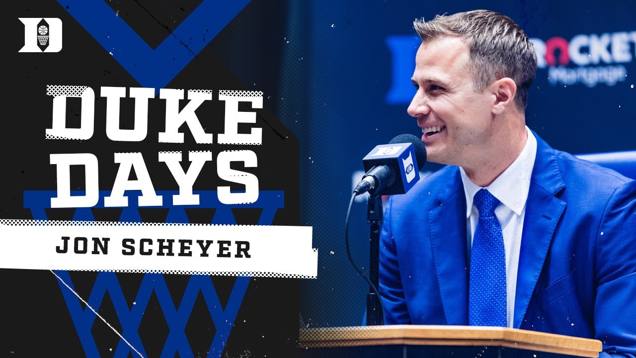 Duke Days: 20th Head Coach Jon Scheyer