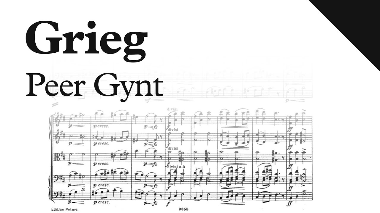 Grieg - Peer Gynt, Op. 23 (Sheet Music)