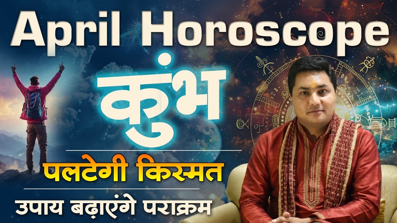 Kumbh Rashi April | Aquarius Predictions APRIL 2026 | Monthly Horoscope | कुंभ राशि |Suresh Shrimali