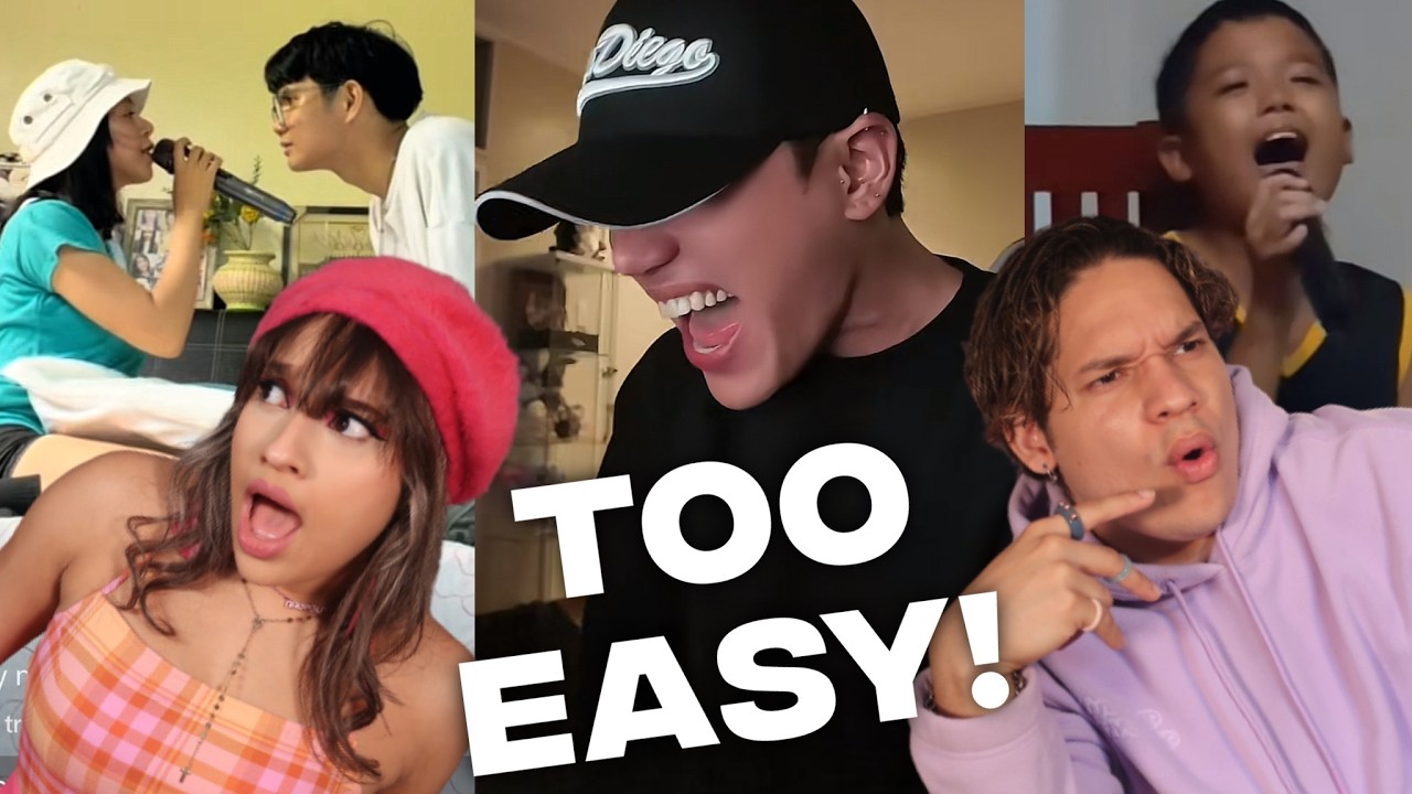 Singing is too easy for filipinos... ft Pinoy singers who went MEGA viral on TikTok