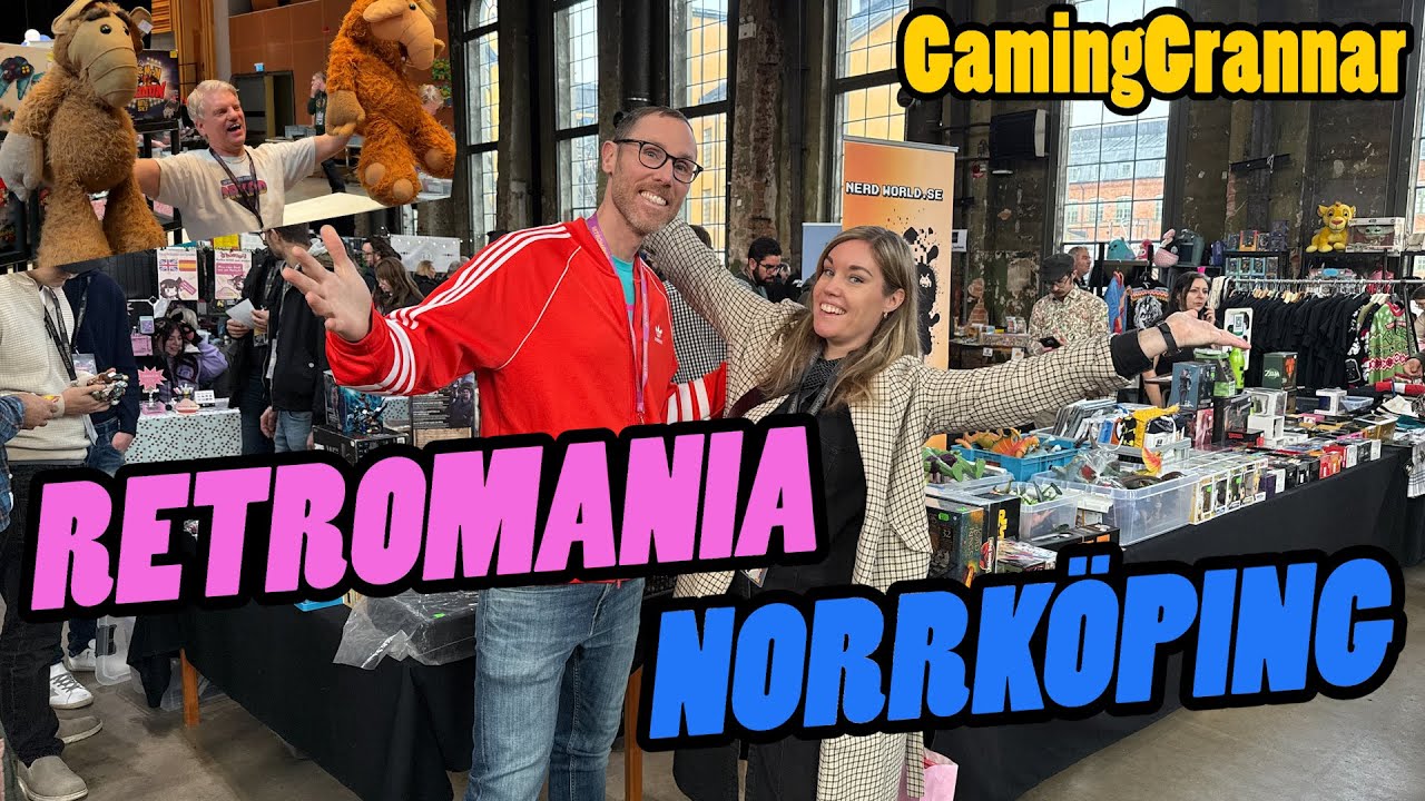 GamingGrannar p&aring; RETROMANIA Norrk&ouml;ping 2025!  -  Wow vilken dag!