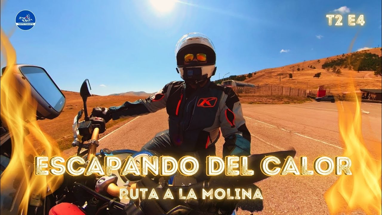 ESCAPANDO en Moto del CALOR INTENSO de la Ciudad: De Barcelona a Castellar de n'Hug 🏍️🏞️