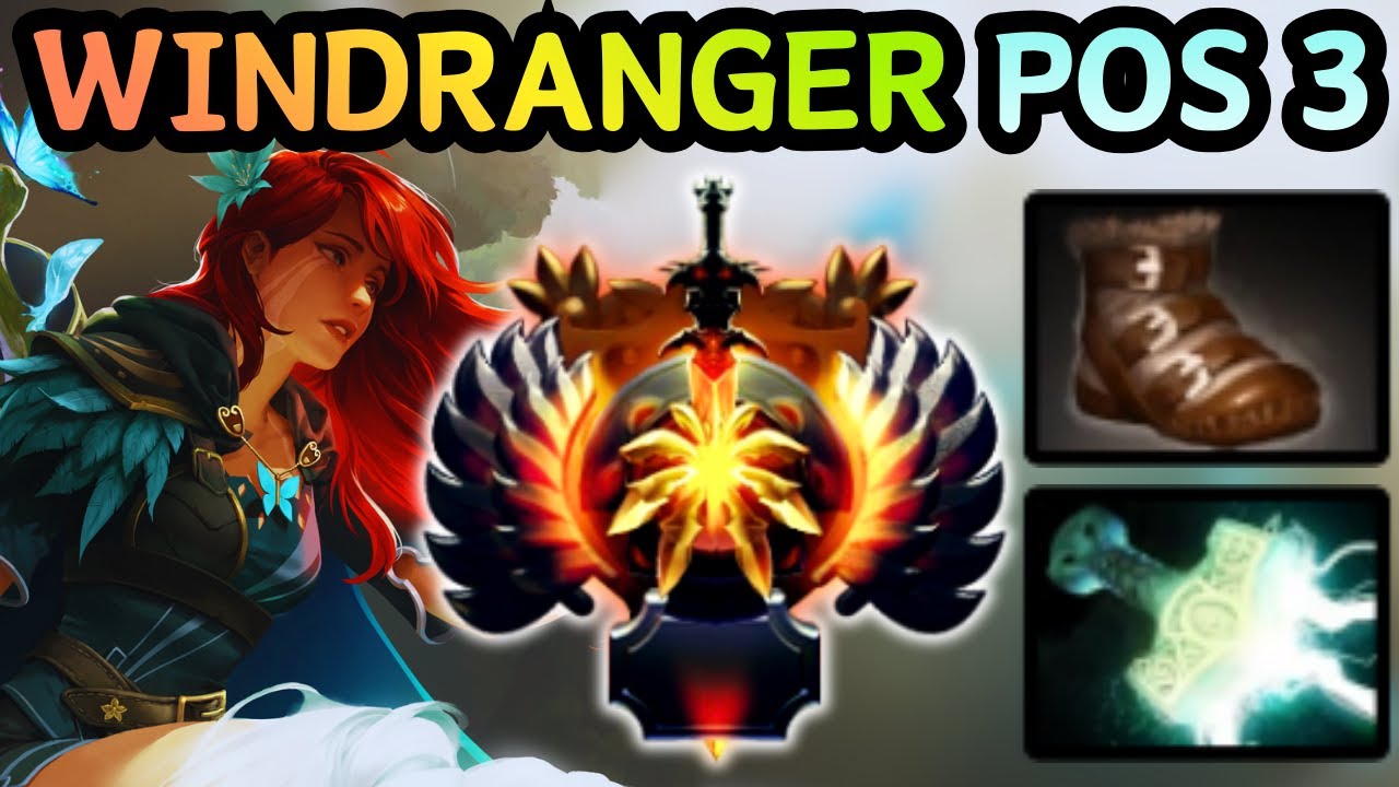 🔥 THIS IS HOW WINDRANGER OFFLANE CARRIES FROM POS 3 | DOTA 2 GAMEPLAY 🔥