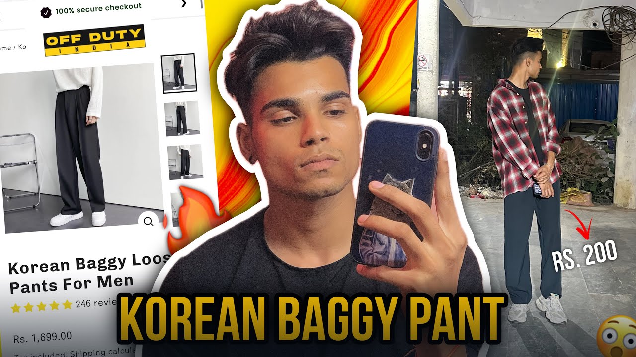 KOREAN BAGGY PANT FROM SAROJINI NAGAR?? | REVIEWS!