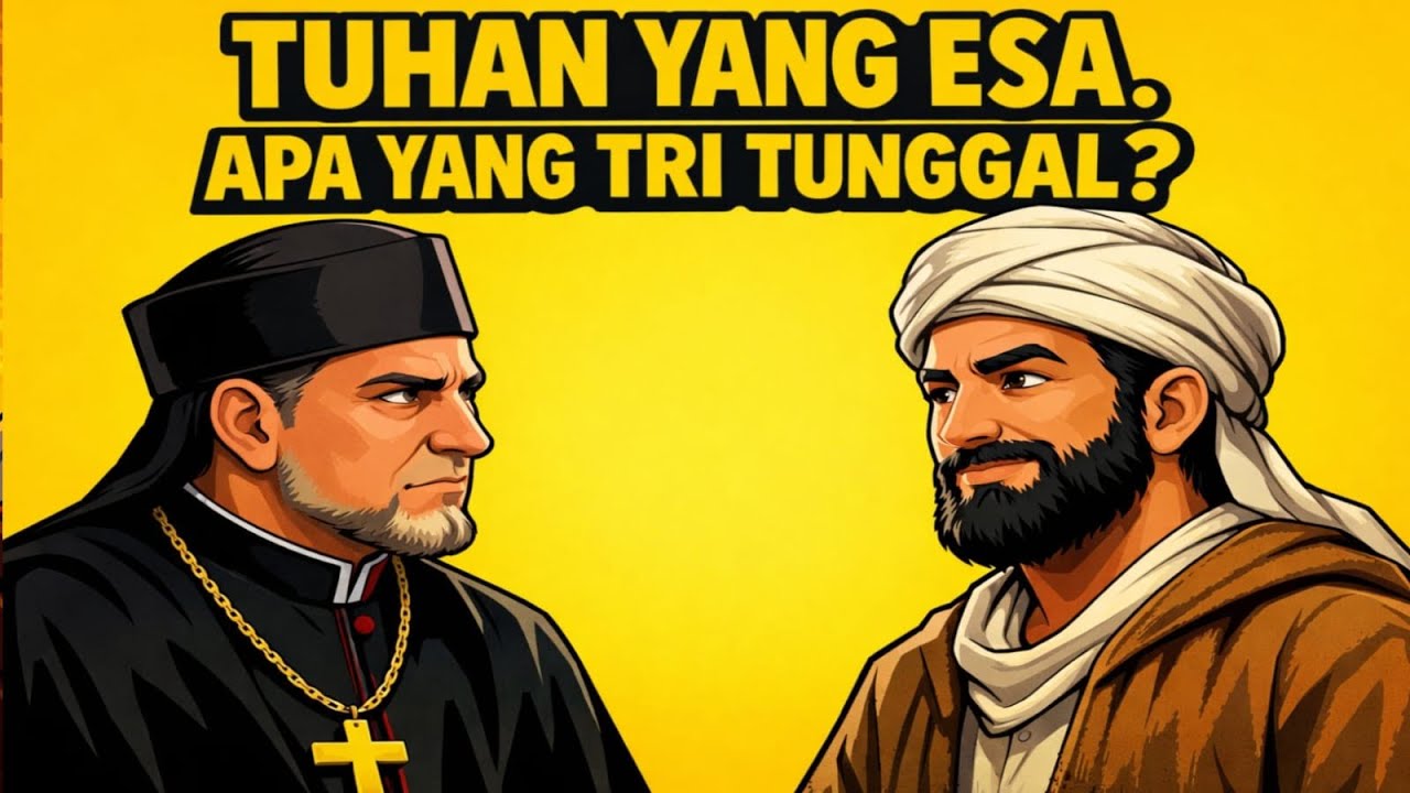 “MANA HEBAT !TUHANMU YG SATU DENGAN TUHANKU YG TIGA? Abu Nawas Membuat Uskup Terdiam”