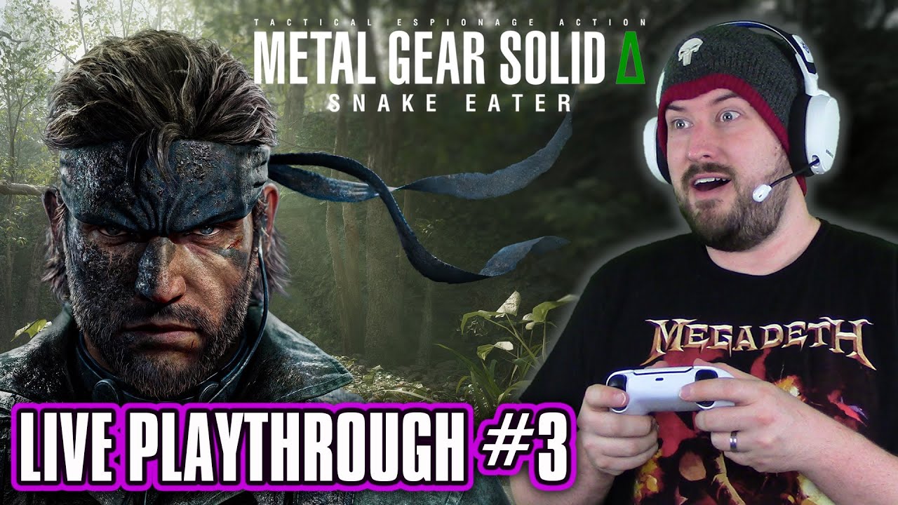 METAL GEAR SOLID Δ: SNAKE EATER - LIVE Playthrough #3