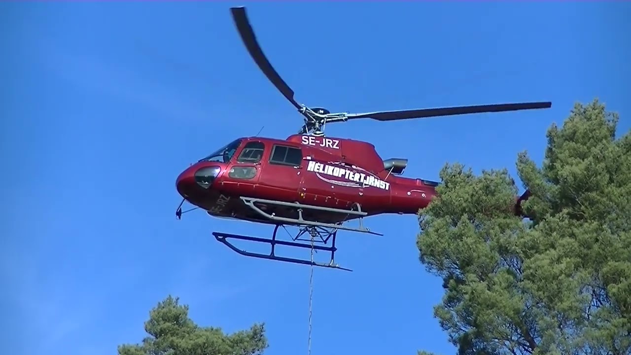 Helikopter i Lindby