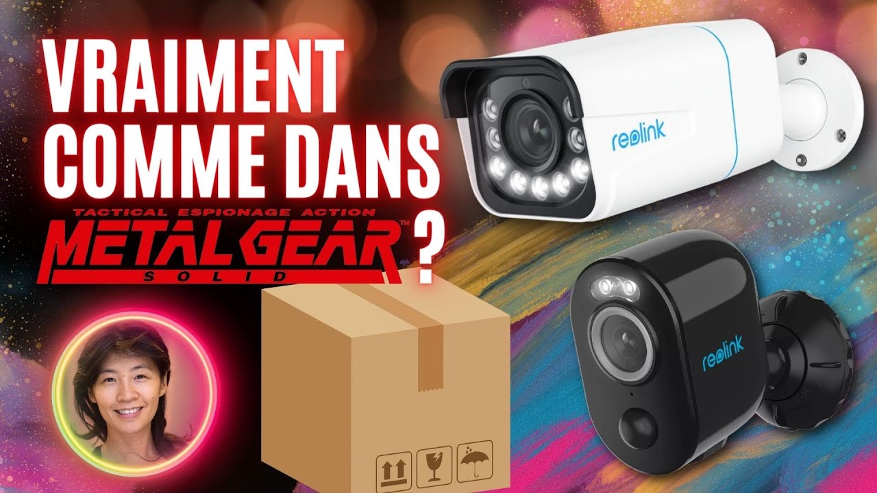Test de caméras de surveillance par une fan de Metal Gear Solid (Reolink Argus 3 pro & RLC-811A 4k)