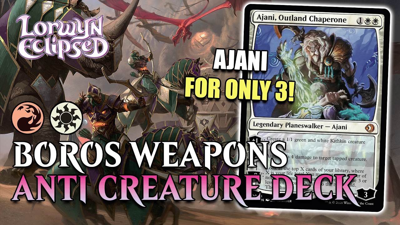 ☀️🔥 BOROS WEAPONS WITH AJANI IS CRUSHING CREATURE DECKS | MTG ARENA Standard ECL Lorwyn ECLIPSED