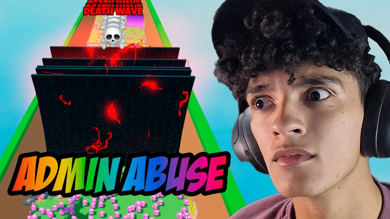 SABADO!! ADMIN ABUSE NO FUJA DO TSUNAMI PARA BRAINROTS!