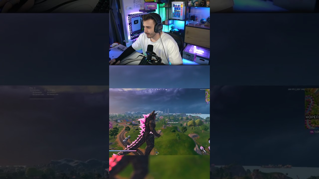 JSEM GODZILLA!! #fortnite #alkan
