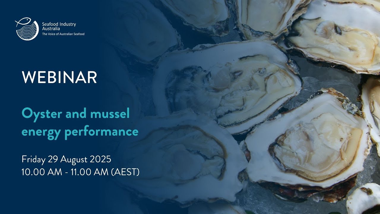 Webinar: Oyster and mussel energy performance