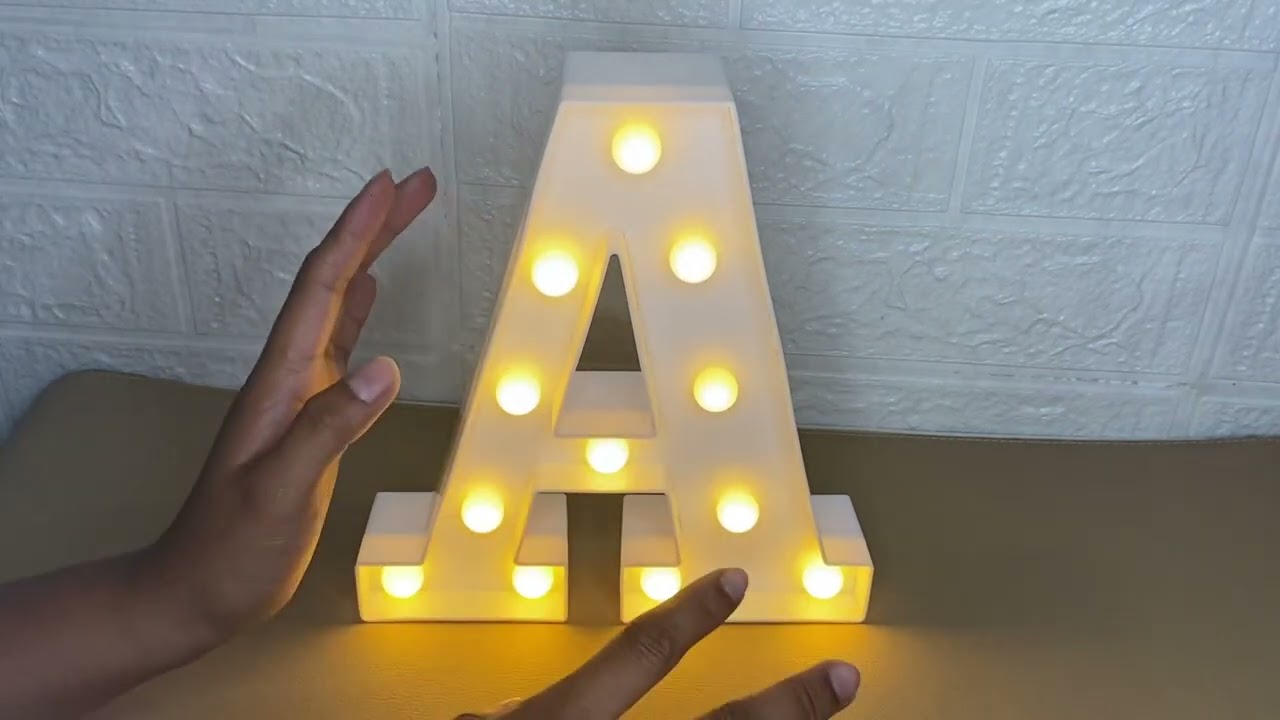 Pooqla LED Marquee Letter Lights Sign Review