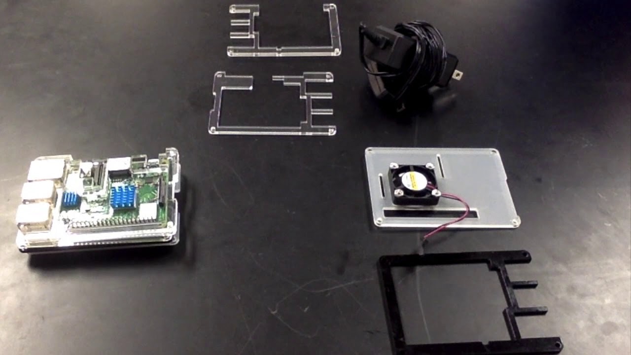 Miuzei Raspberry Pi 3 B+ Case Assembly