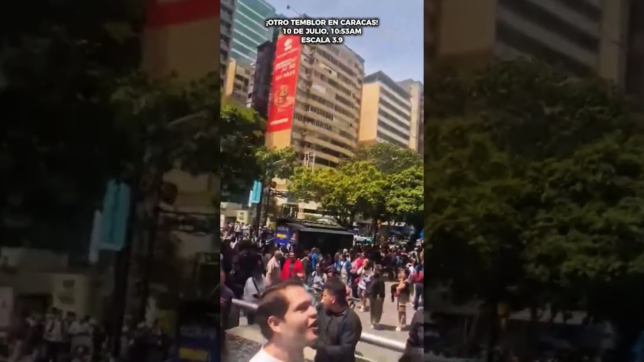 &iexcl;&Uacute;LTIMA HORA! Otro fuerte temblor sacude Caracas hoy