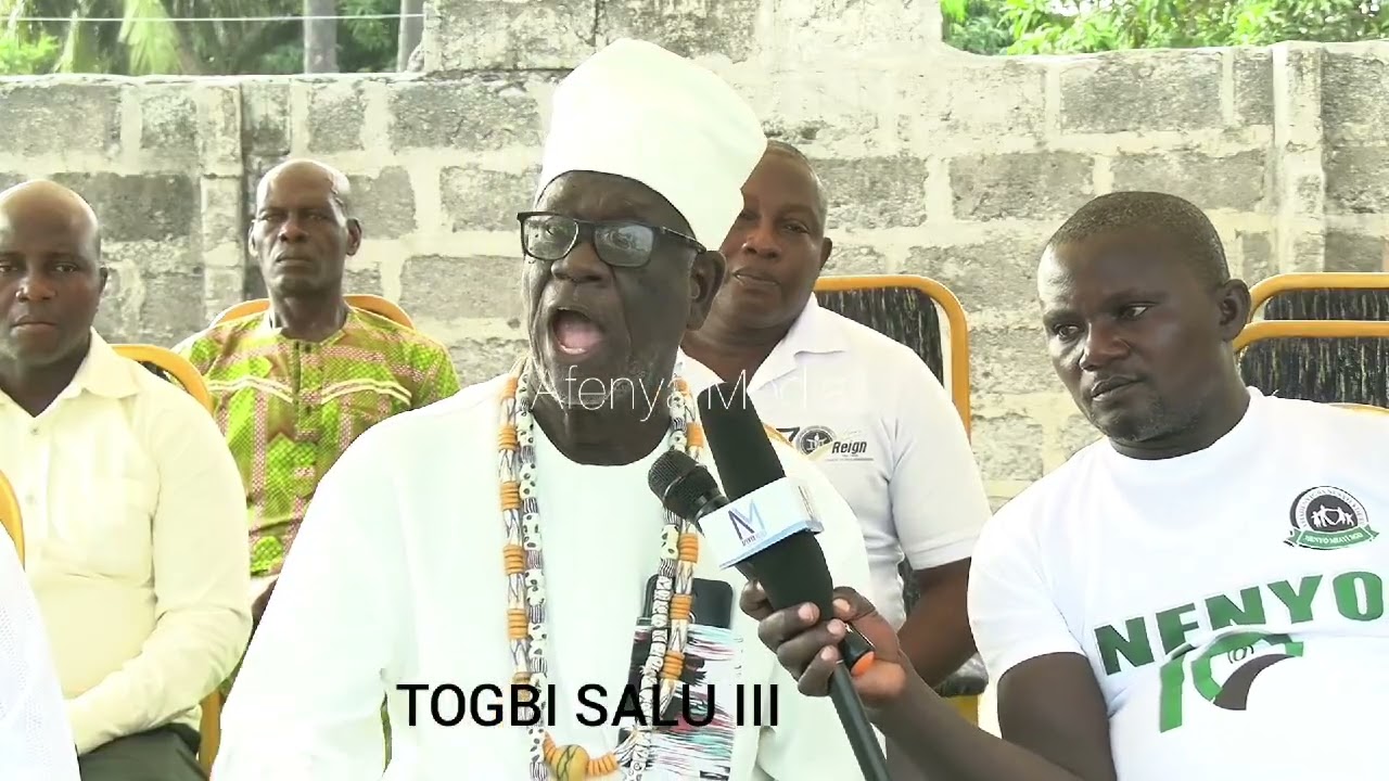 Togbi Salu III of Anlo Afiadenyigba advises the youth