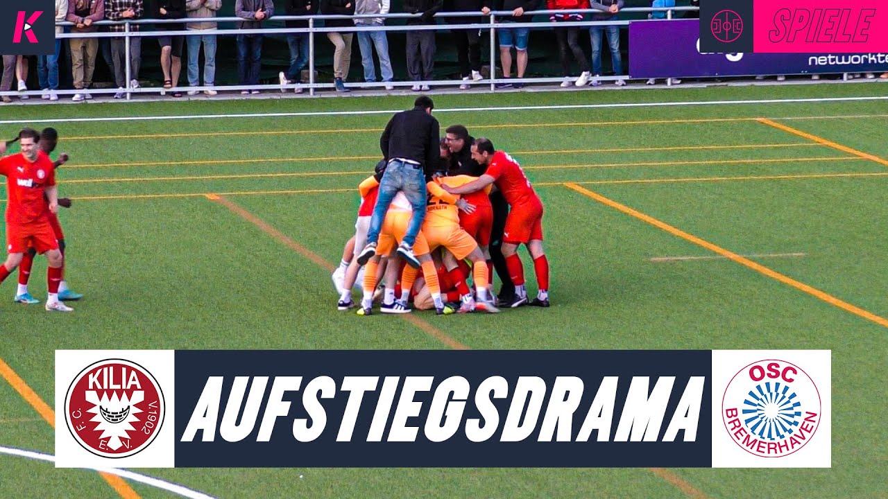 5 Tore bei Last-Minute-Krimi im Aufstiegsduell vor über 3000 Fans! | FC Kilia Kiel - OSC Bremerhaven