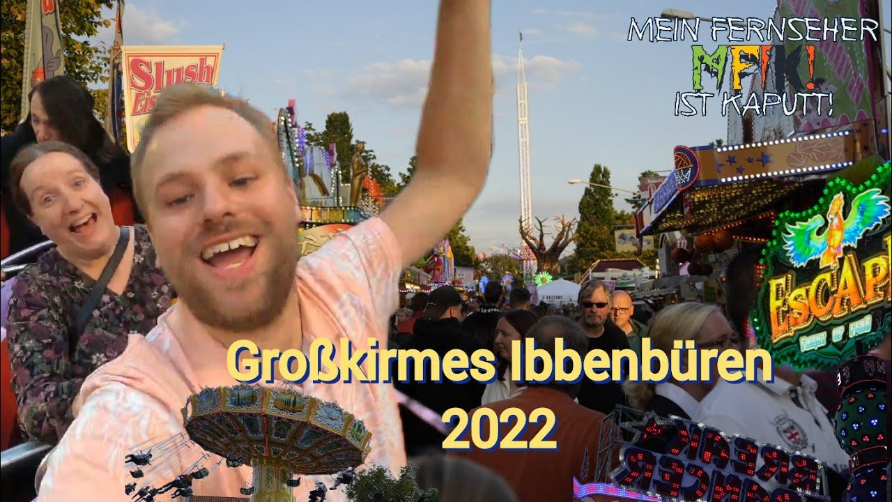 Richtig voll die Kirmes - Gro&szlig;kirmes Ibbenb&uuml;ren [2022] - Escape Flight of fear - Jekyll and Hyde uvm
