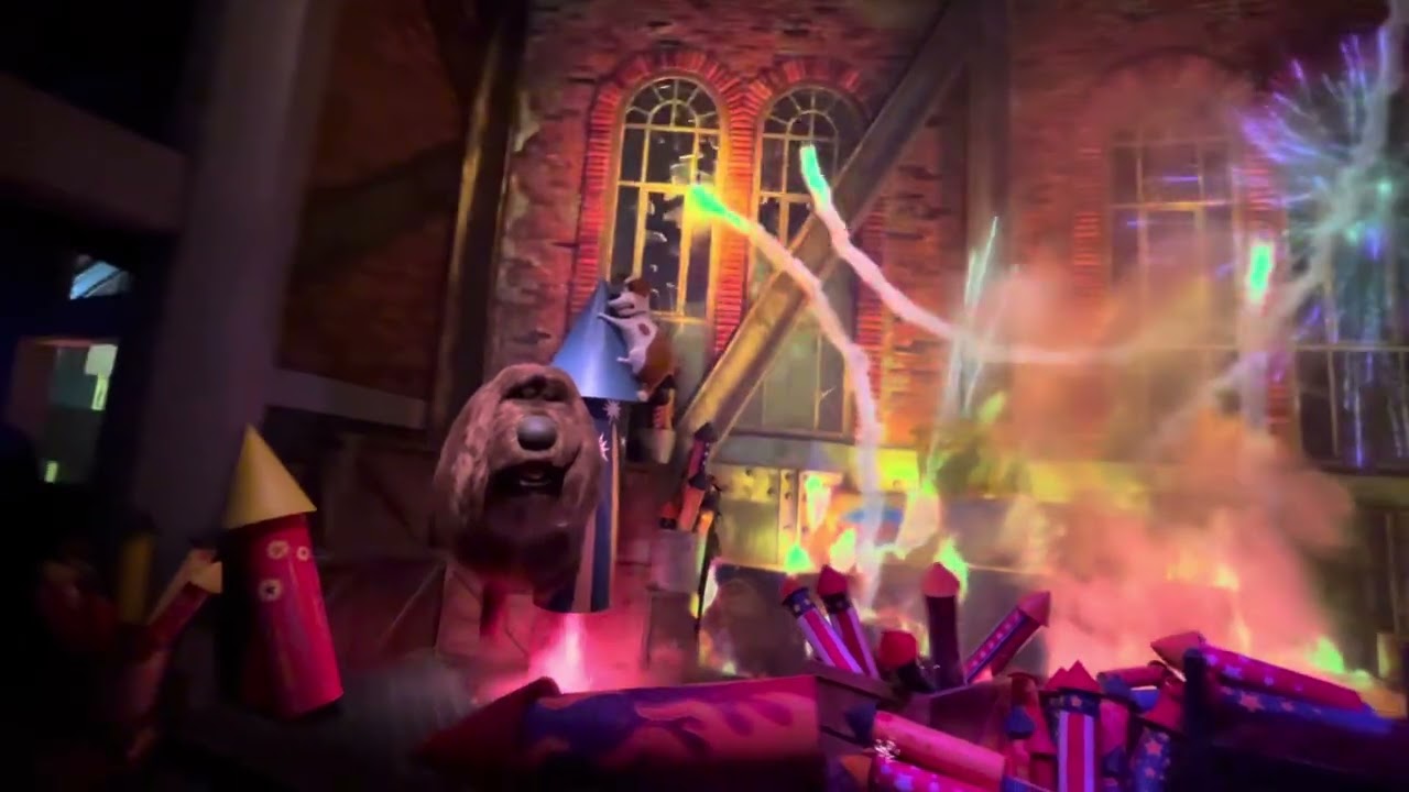 Secret life of  pets of the leash ride at Universal Studios Hollywood 2025