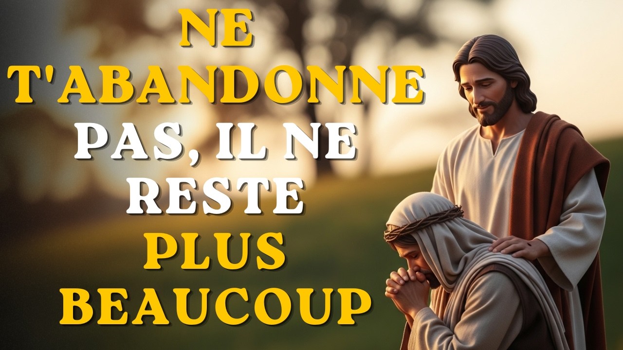 NE Abandonne Pas Encore, Dieu Est sur le Point d&rsquo;Ouvrir Ta B&Eacute;N&Eacute;DICTION &mdash; R&eacute;flexion chr&eacute;tienne