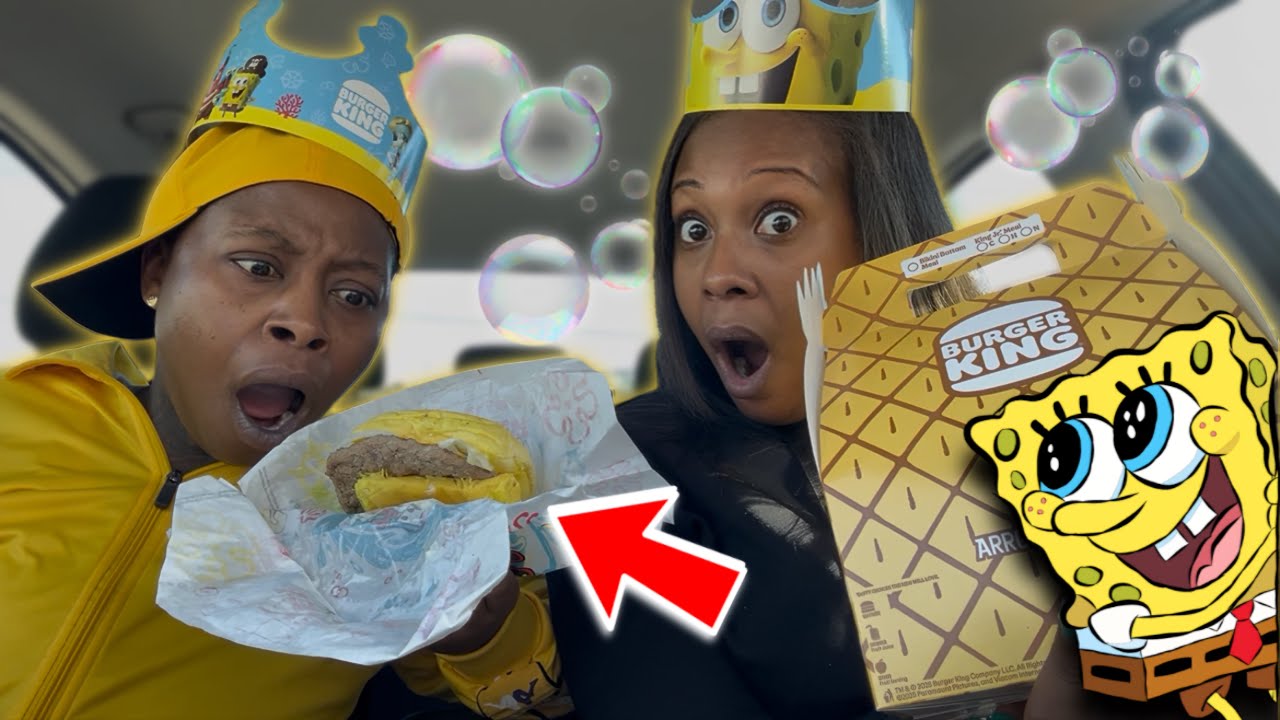 Мы попробовали новое меню Burger King со Спанчбобом!