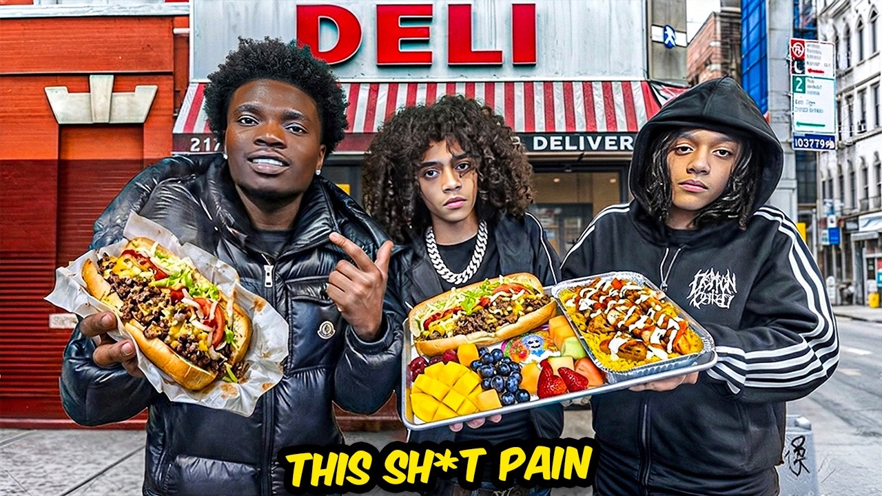 Trying the “BEST” foods in the MOST DANGEROUS hoods in NYC w/ Baby Glo x Adot Balla