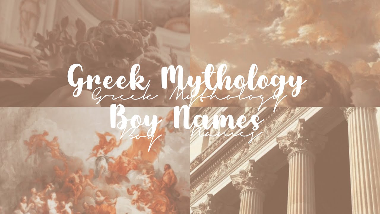 Greek Mythology Boy Names/ For your characters /Part 1