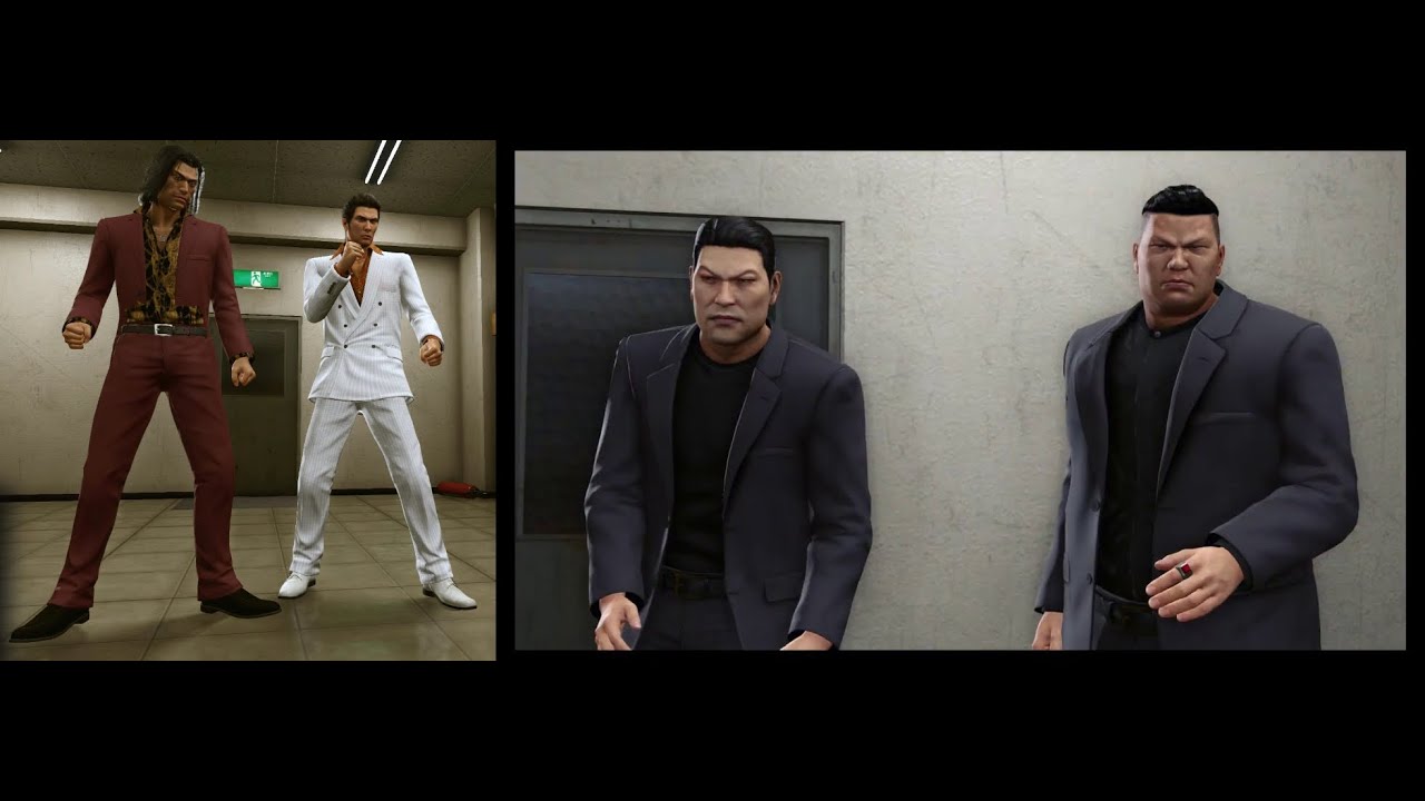 Yakuza Kiwami 2 mod Kiryu＆Nishiki vs Kim＆Choi