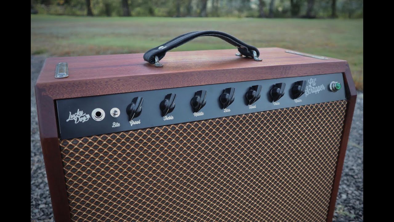 Lucky Dog Evangelist & our new amp!.. The Lil Scrapper handwired combo