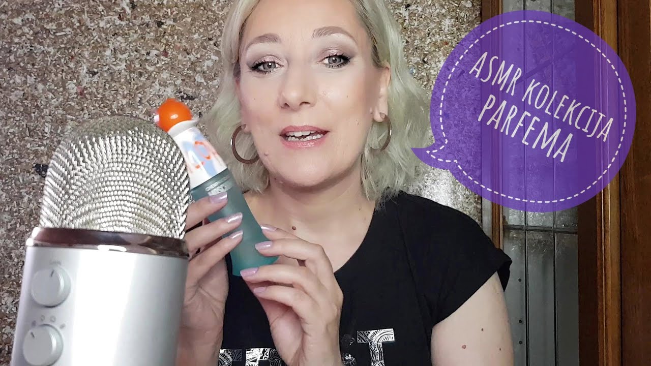 Moja kolekcija parfema/mouth sounds,šapat,mnogo tapkanja,whispering,a lot of tapping/