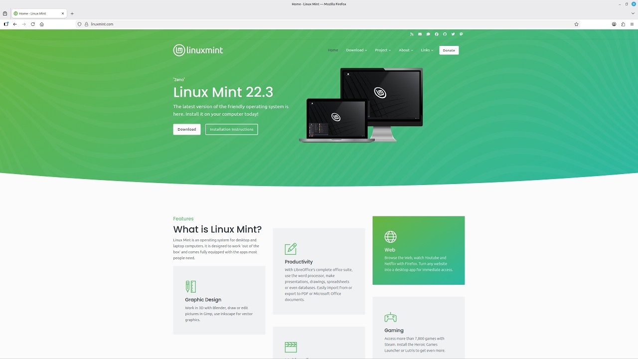 Linux Mint 22.3