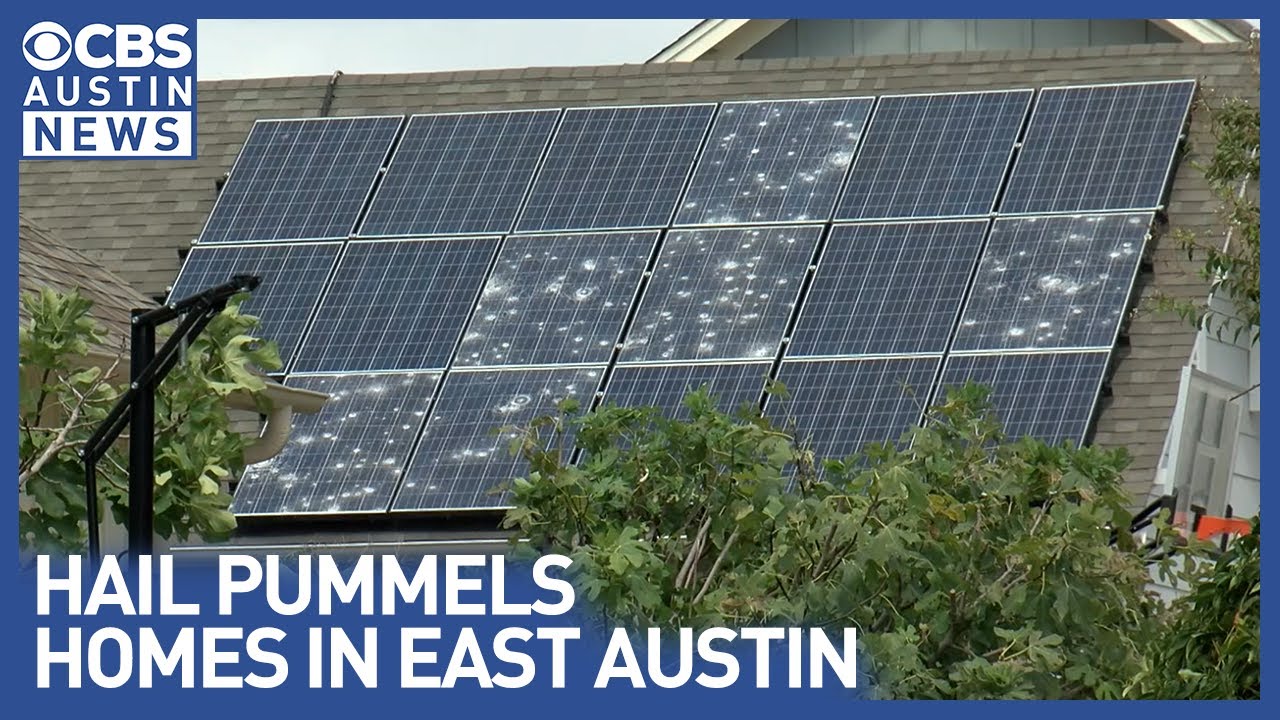 Baseball-sized hail pounds Austin neighborhood