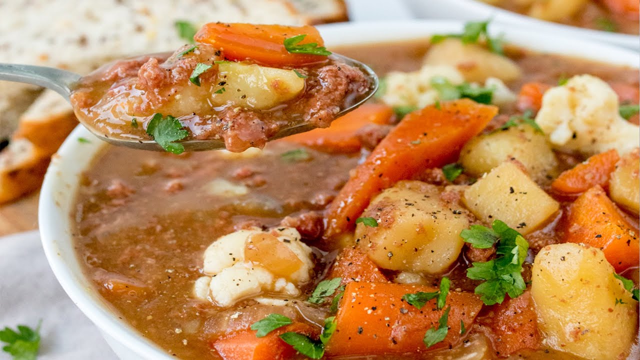 Превратите мясные консервы во что-нибудь согревающее и вкусное!