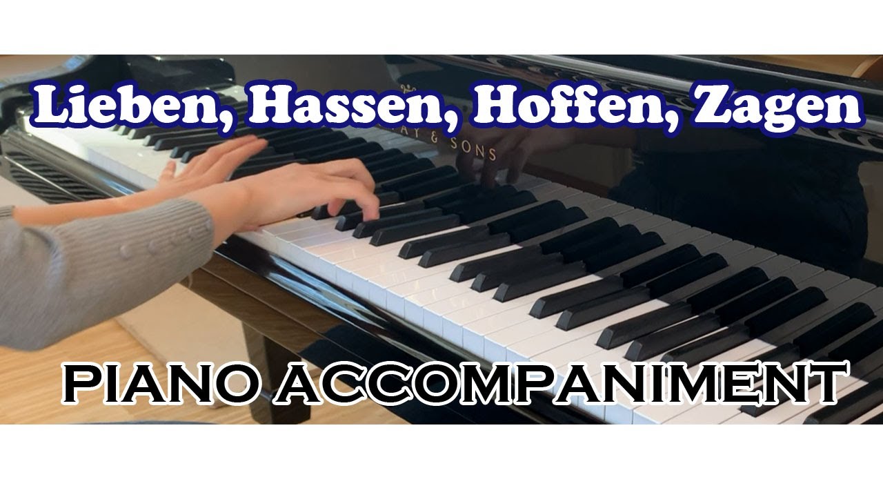 Lieben, Hassen, Hoffen, Zagen (Richard Strauss)  PIANO ACCOMPANIMENT / KARAOKE