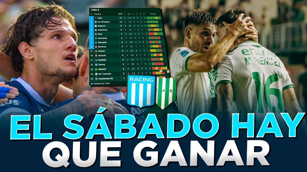 DESPERTATE RACING / EL SÁBADO HAY QUE GANAR / ¿EL MISMO XI VS BANFIELD?