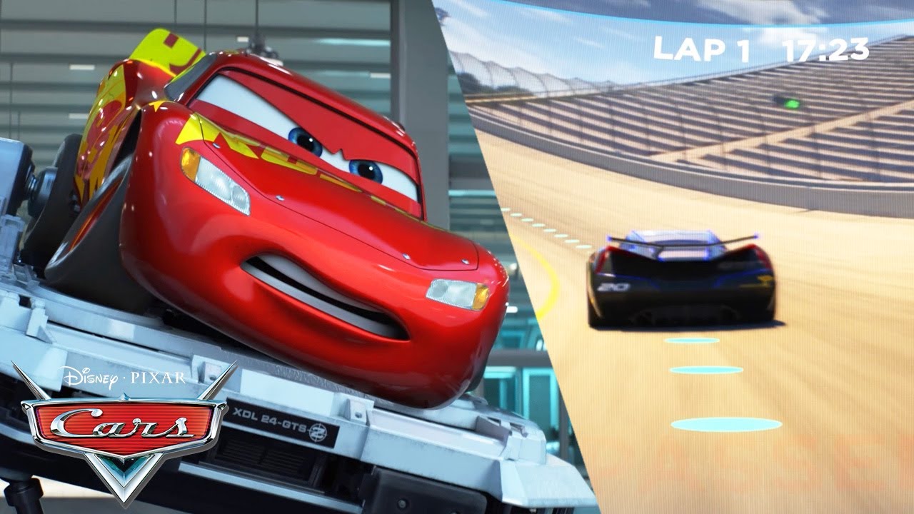 Lightning McQueen Tries Virtual Reality | Pixar Cars | @disneyjr