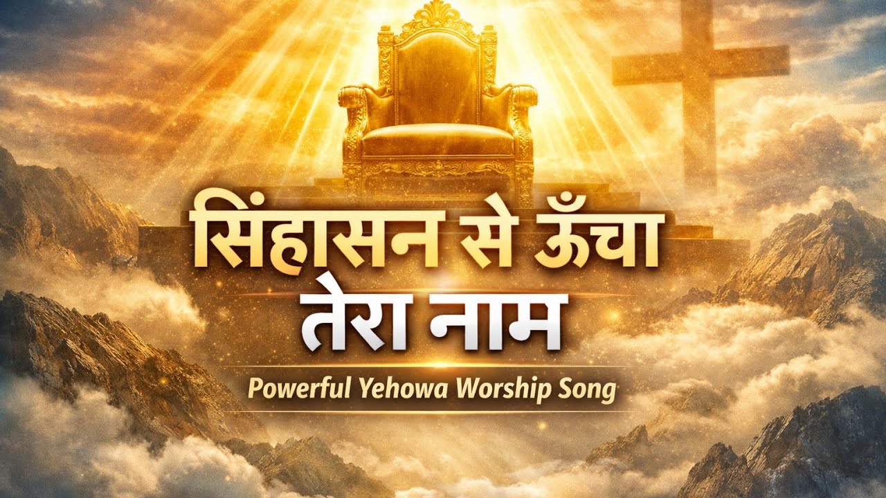 सिंहासन से ऊँचा तेरा नाम | Yehowa Worship Song | Powerful Hindi Christian Song 2026