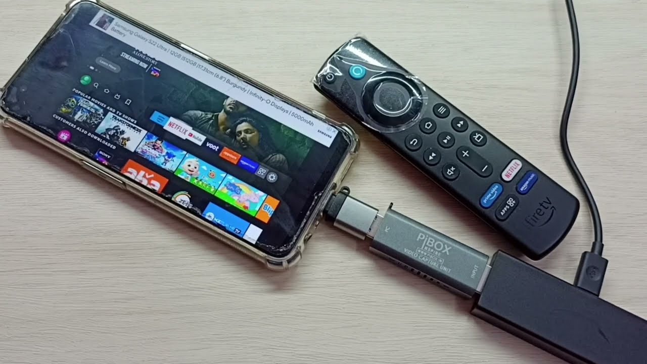 How to Connect Amazon Fire TV Stick to REALME Mobile Phone