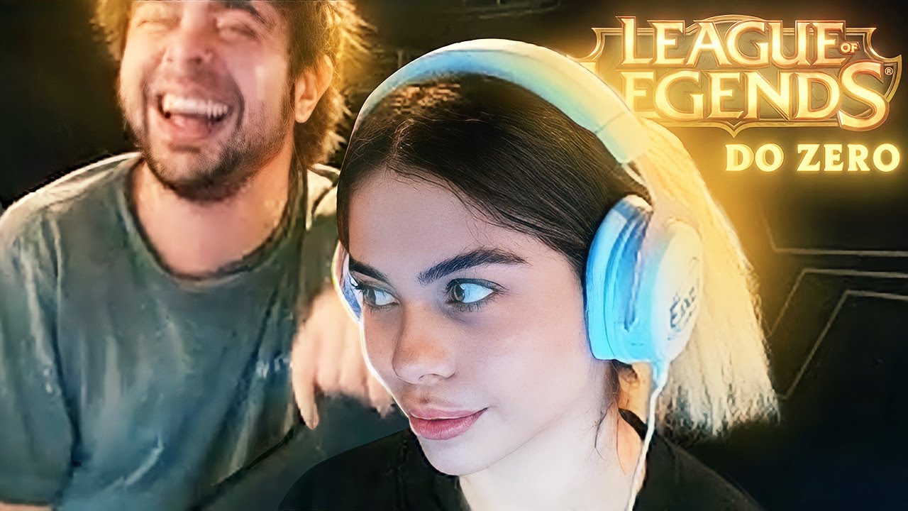 A PRIMEIRA PARTIDA DA MINHA ESPOSA (JÁ XINGOU) - LEAGUE OF LEGENDS DO ZERO | PARTE 02