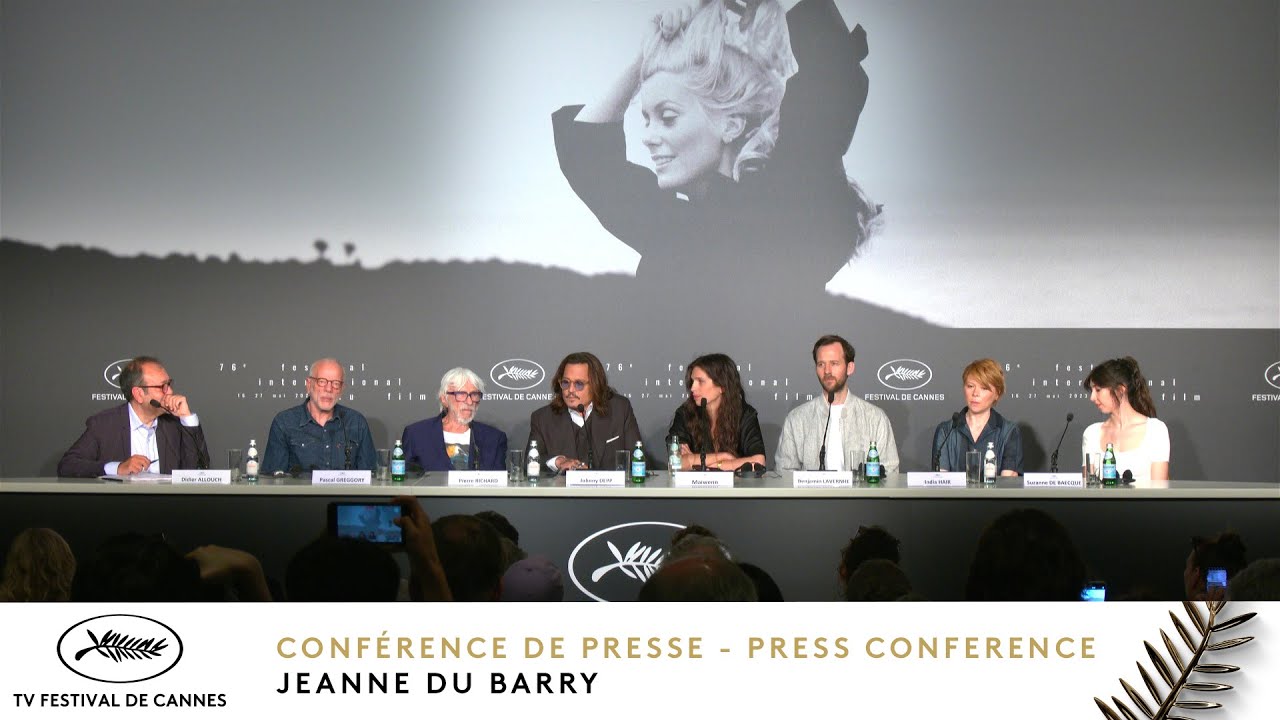 Jeanne du Barry - Press conference - EV - Cannes 2023