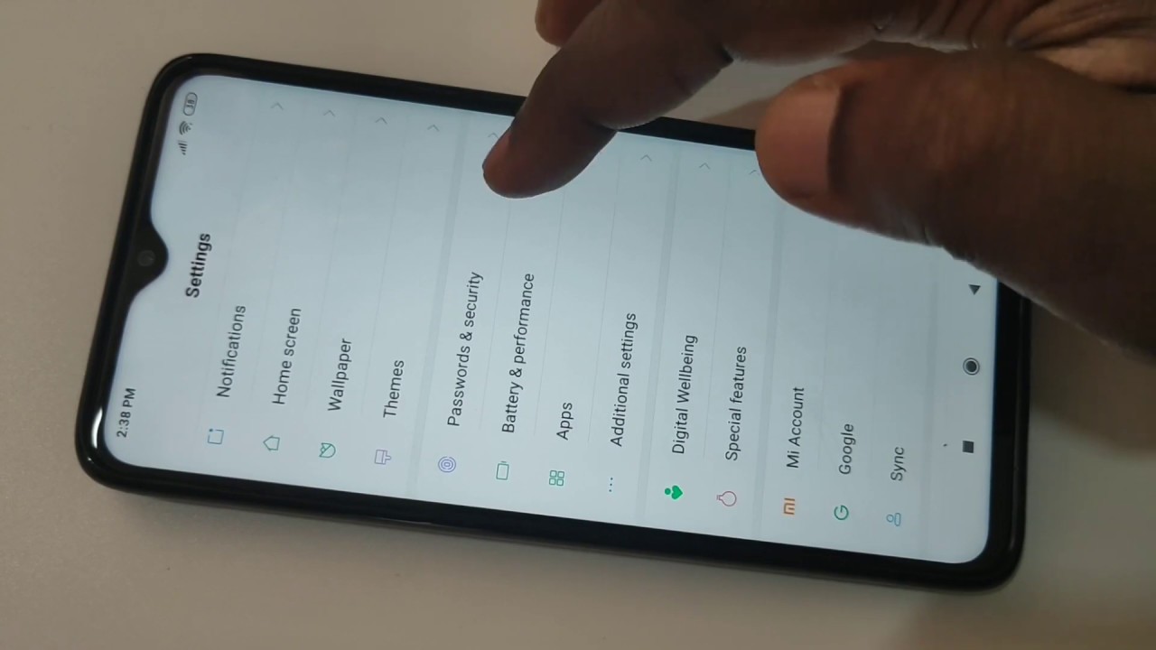Redmi Note 8 Pro: как настроить блокировку по отпечатку пальца